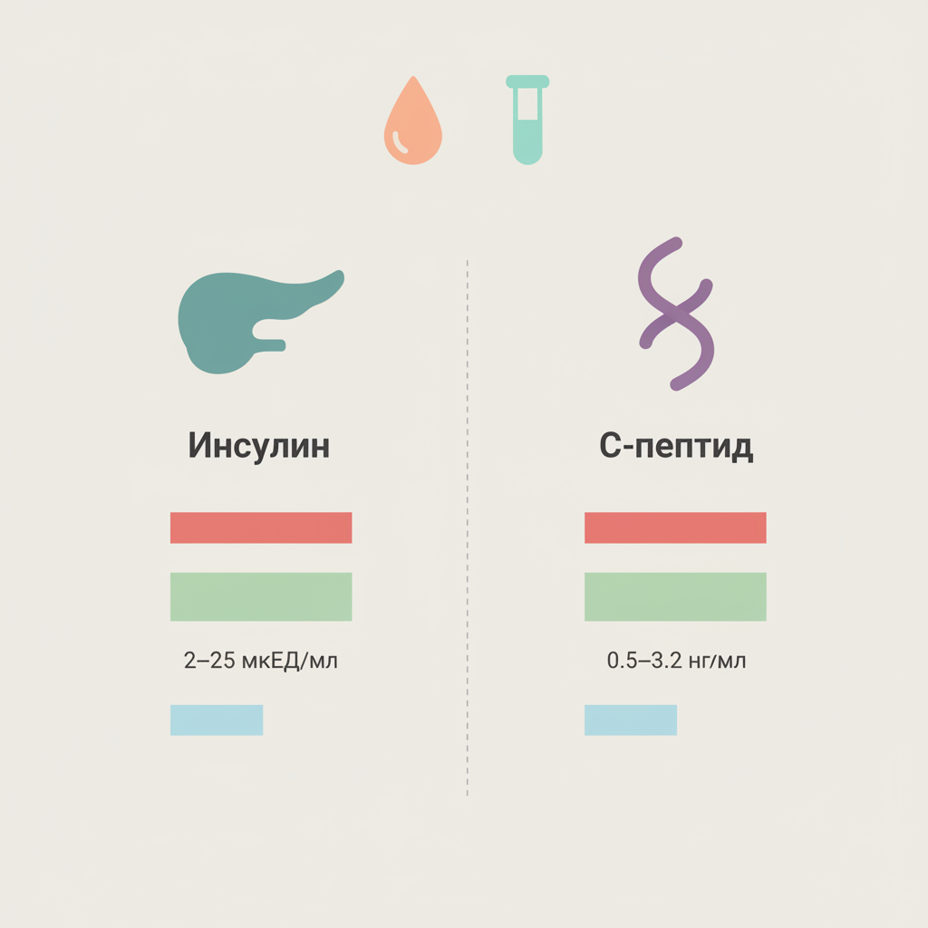 Схема работы инсулина в организме человека