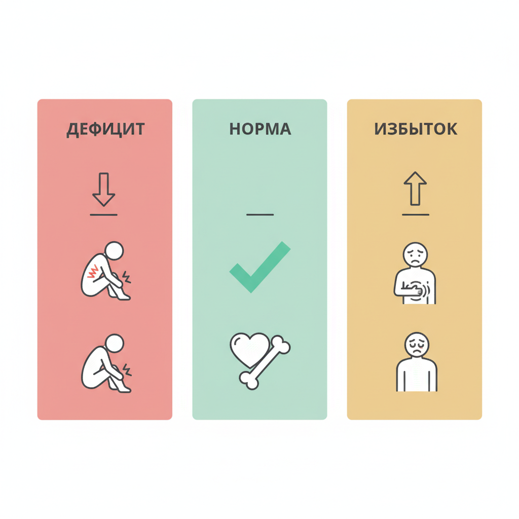 Таблица норм магния в крови по возрасту